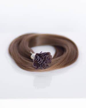 Beauvoir Hair K-Tip 16" #8 Whiskey Brown