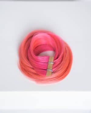 Beauvoir Hair Tape-in 18"  #54/36 Vivid Ombre Dark Pink (dark on top)