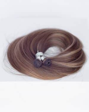 Beauvoir Hair Genius Weft 16" #4/27 Chocolate Brule