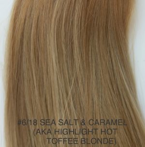 Beauvoir Hair Butterfly Weft 16" #6/18 Sea Salt & Caramel