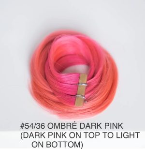 Beauvoir Hair K-Tip 16" #54/36 Vivid Ombre Dark Pink (dark on top)