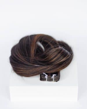 Beauvoir Hair Tape-In 22" #1B/2/6 Dark Chocolate Caramel