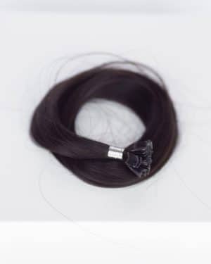 Beauvoir Hair K-Tip 16" #1C Espresso Brown