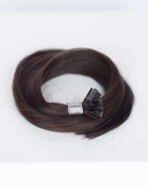 Beauvoir Hair K-Tip 16" #2 Dark Chocolate