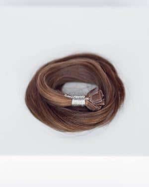 Beauvoir Hair K-Tip 16" #6 Cinnamon Brown