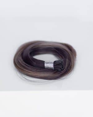 Beauvoir Hair I-Tip 16" #8 Whiskey Brown