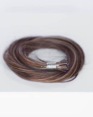Beauvoir Hair I-Tip 16" #4/27 Chocolate Brule