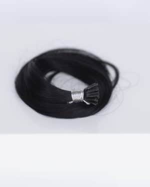 Beauvoir Hair I-Tip 16" #1 Noir