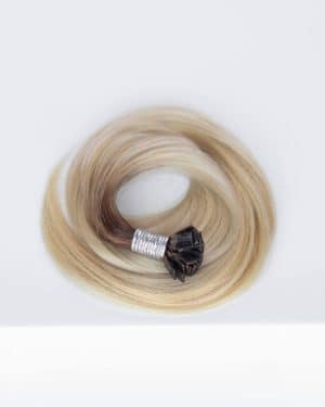 Beauvoir Hair K-Tip 24" #T3/60 Cocoa Rooted Blonde